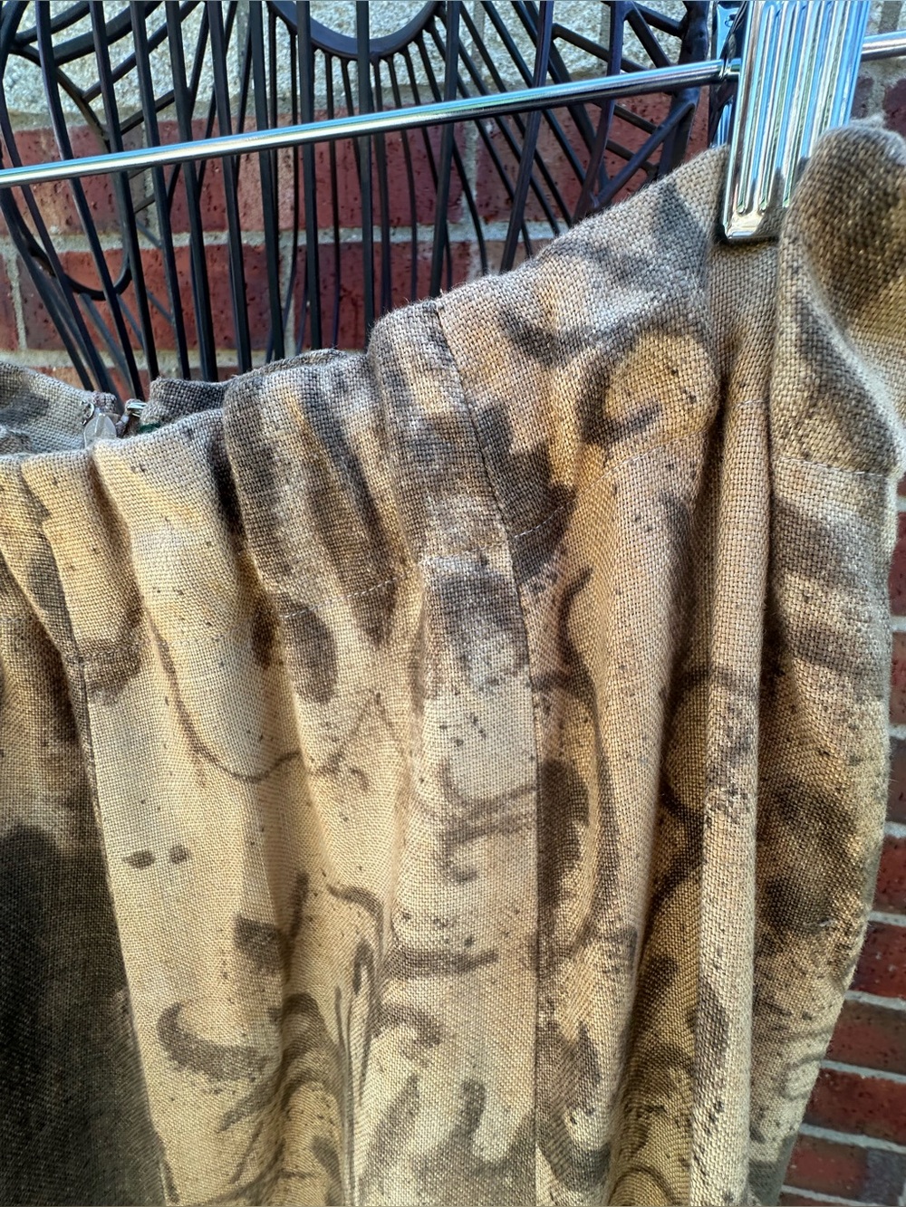 Ralph Lauren Skirt 100% Linen MIDI Heirloom Vintage-Inspired Heritage Prairie - Picture 9 of 14